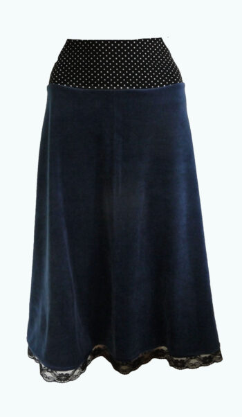 Dark Blue Velvet Swing