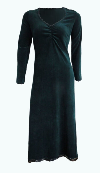 Velvet Dark Bottle Green