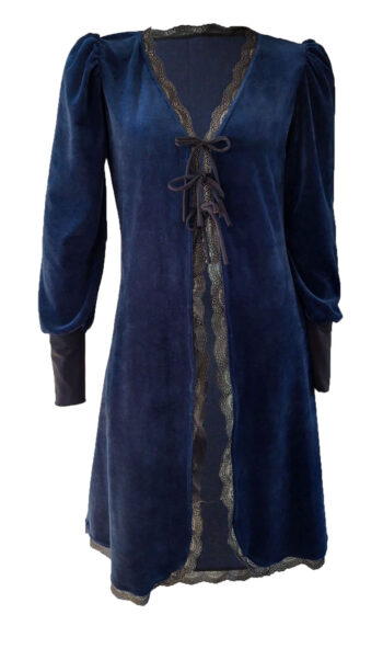 Velvet Blue Pof Long
