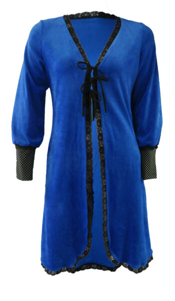 Velvet Very BLue Long, met zakken